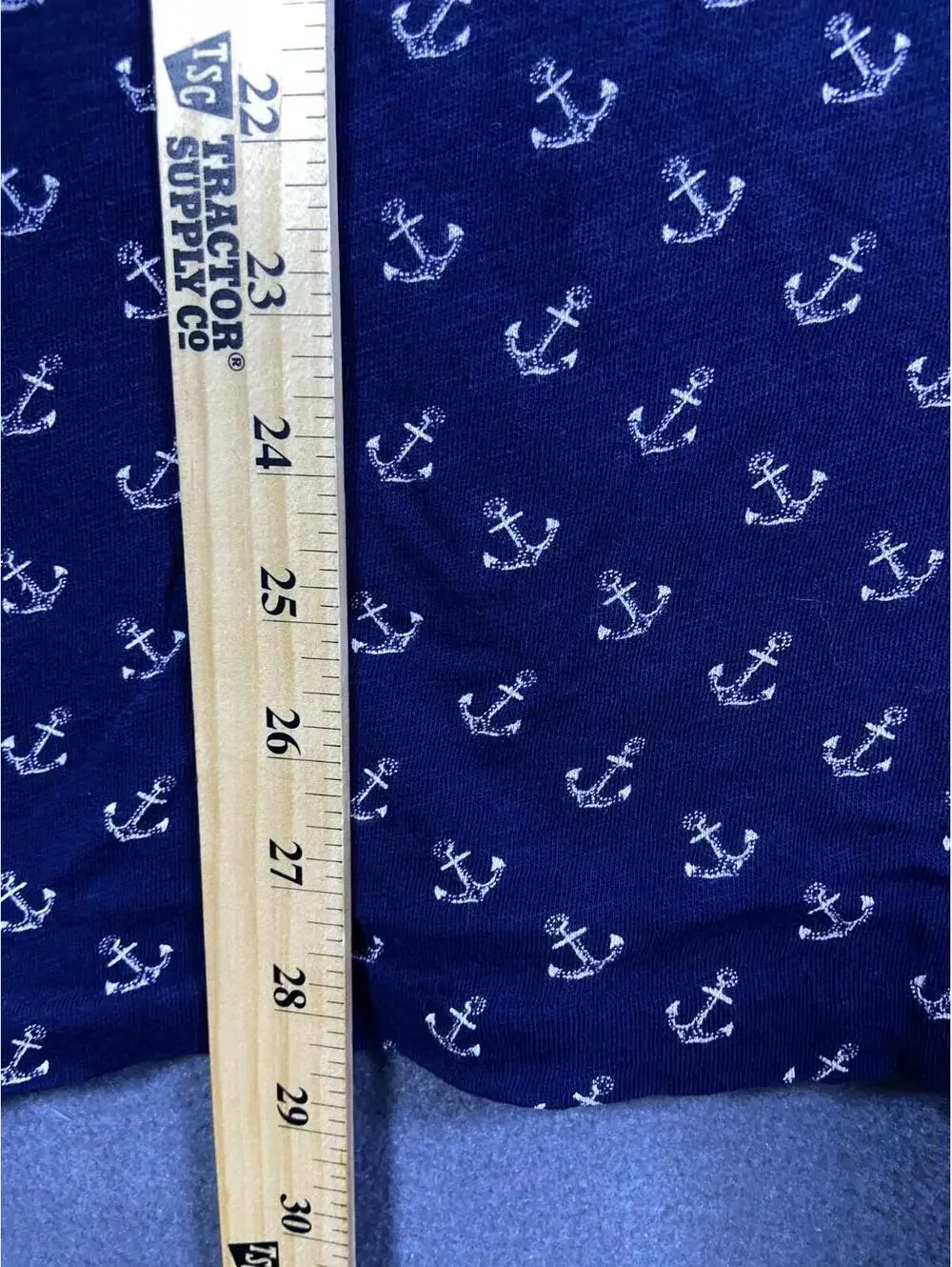 Ralph Lauren Navy Blue Anchor Print Polo